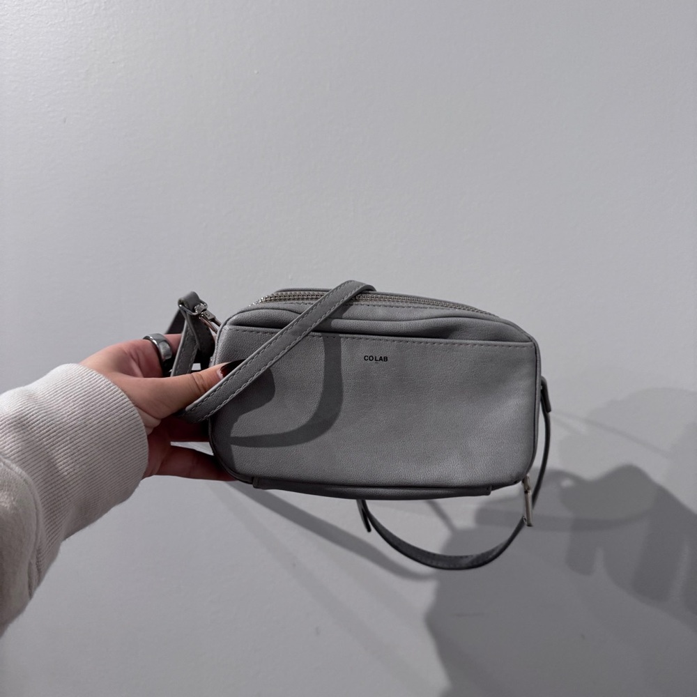 Colab Gray Crossbody Bag